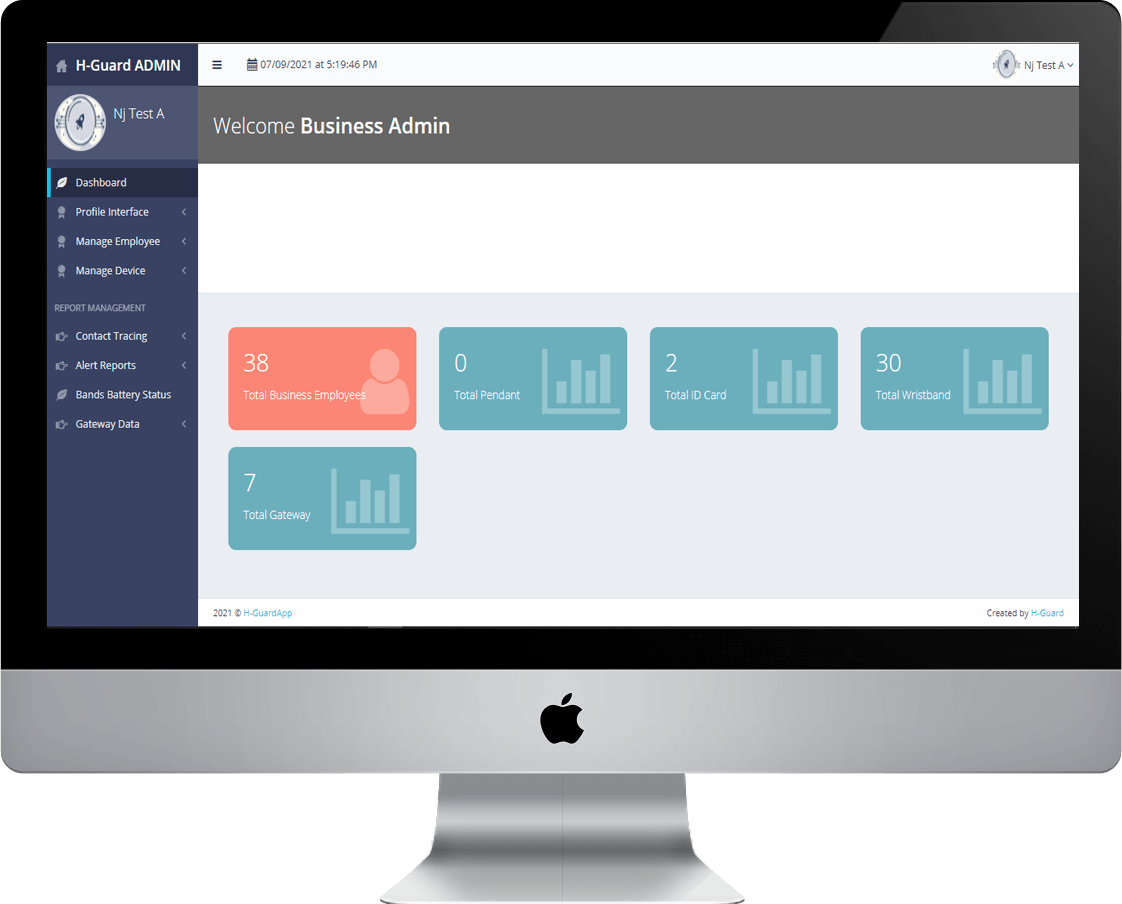 Web Admin Dashboard