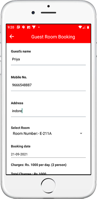 Guest Room Booking System