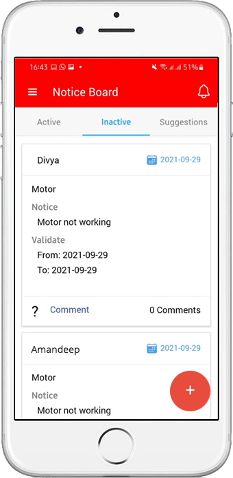 Notice Board System App