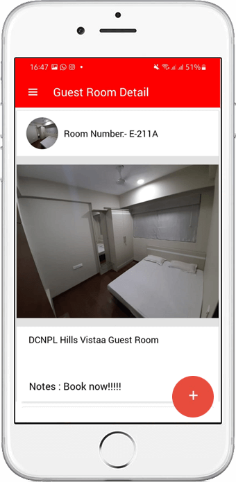 room booking mobile app