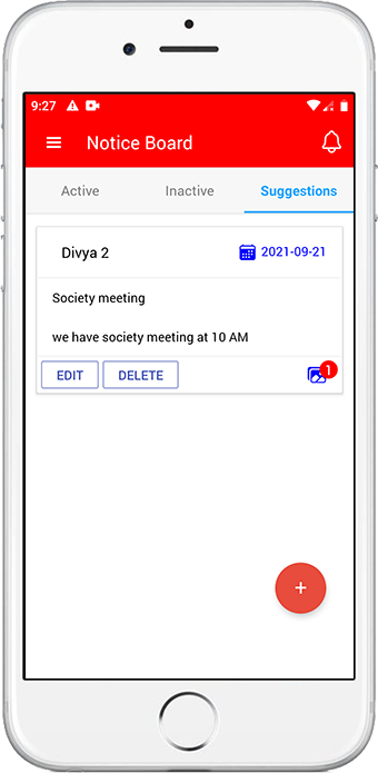 Society Notice Board System Software