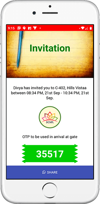 Invite Visitor